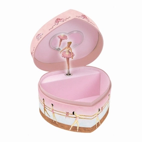 Ballerina Heart Jewelry Box Play & learn Skill-building tools