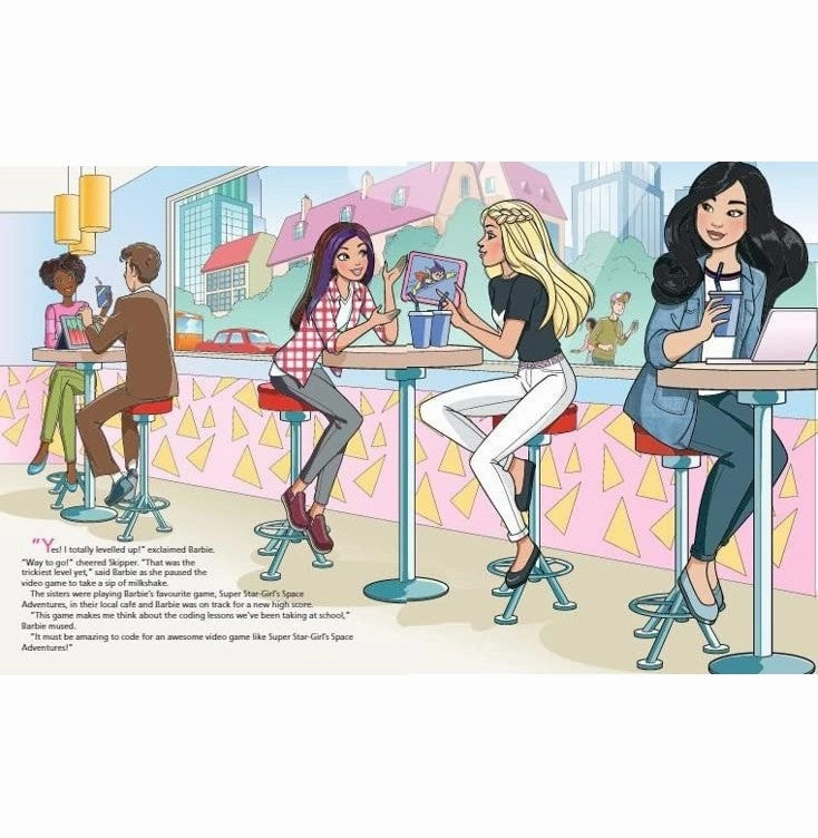 Educational fun Learning fun Barbie You Can Be A Video Game Programmer Storybook