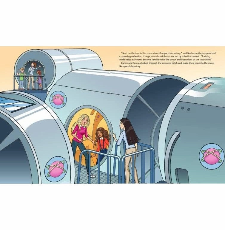 Barbie You Can Be An Astronaut : Storybook For Kids : Young Barbie Fans : For 8 To 10 Year Olds [Hardcover] Parragon Playroom learning