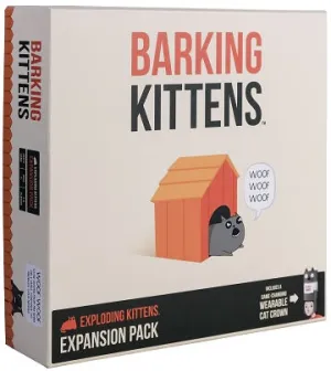 Barking Kittens - Expansion For Exploding Kittens Brain boosters Kids essentials
