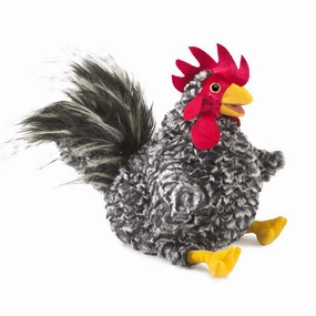 Barred Rock Rooster Puppet Early discovery