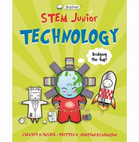 Holistic Thoughtful learning Basher Stem Junior: Technology: Cars Cogs Carousels And Other Things That Spin [Paperback] Jonathan O'Callaghan Simon Basher
