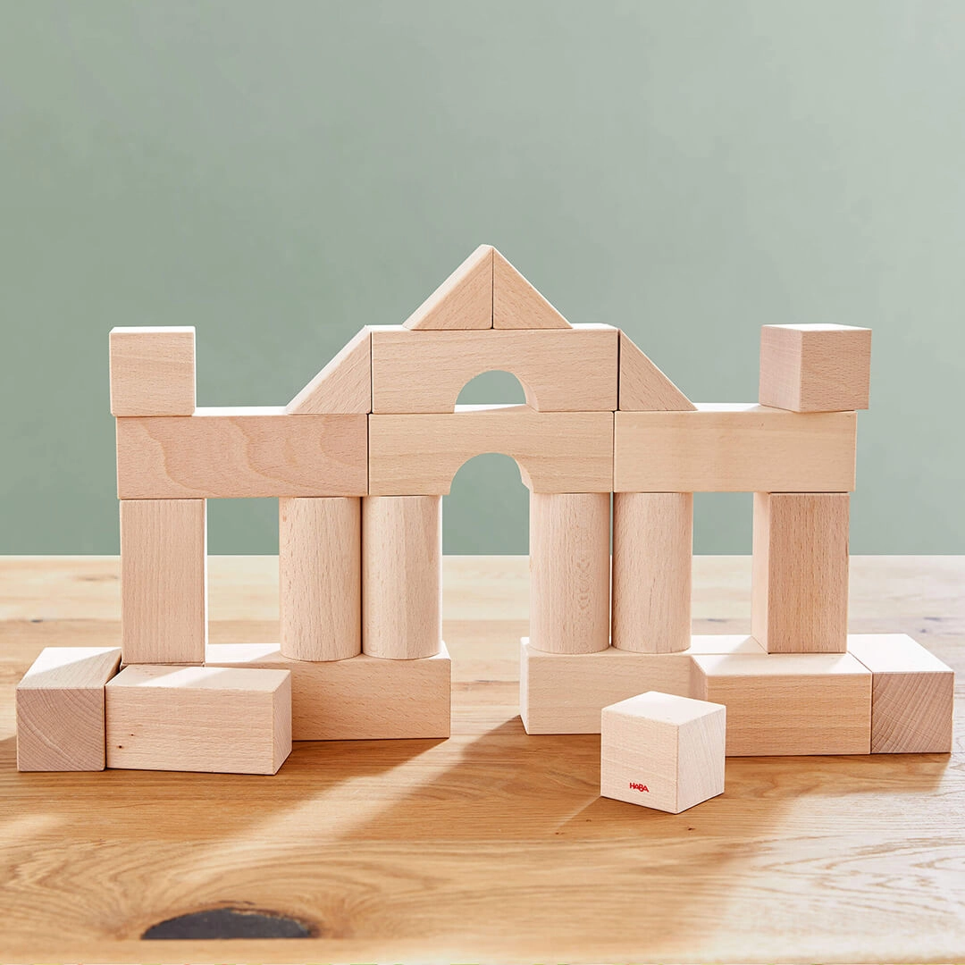 Exploration gear Quiet play for growing minds Basic Building Blocks - Small Starter Set