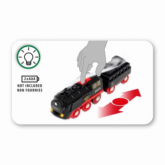 Quiet play for growing minds Battery Operated Steam Train