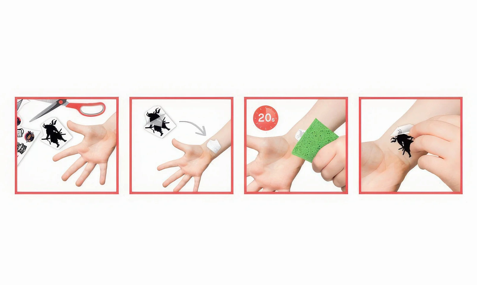 Be Teens Manga Kawaii Temporary Tattoo Collection - 75 Unique Designs Fun that fuels growth Young explorers
