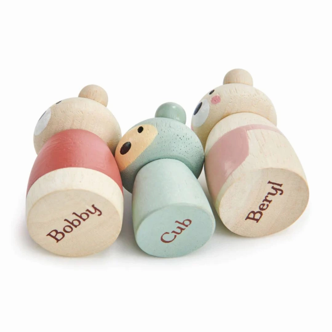 Bear Tales Wooden Doll Set Thoughtful learning Play-based education
