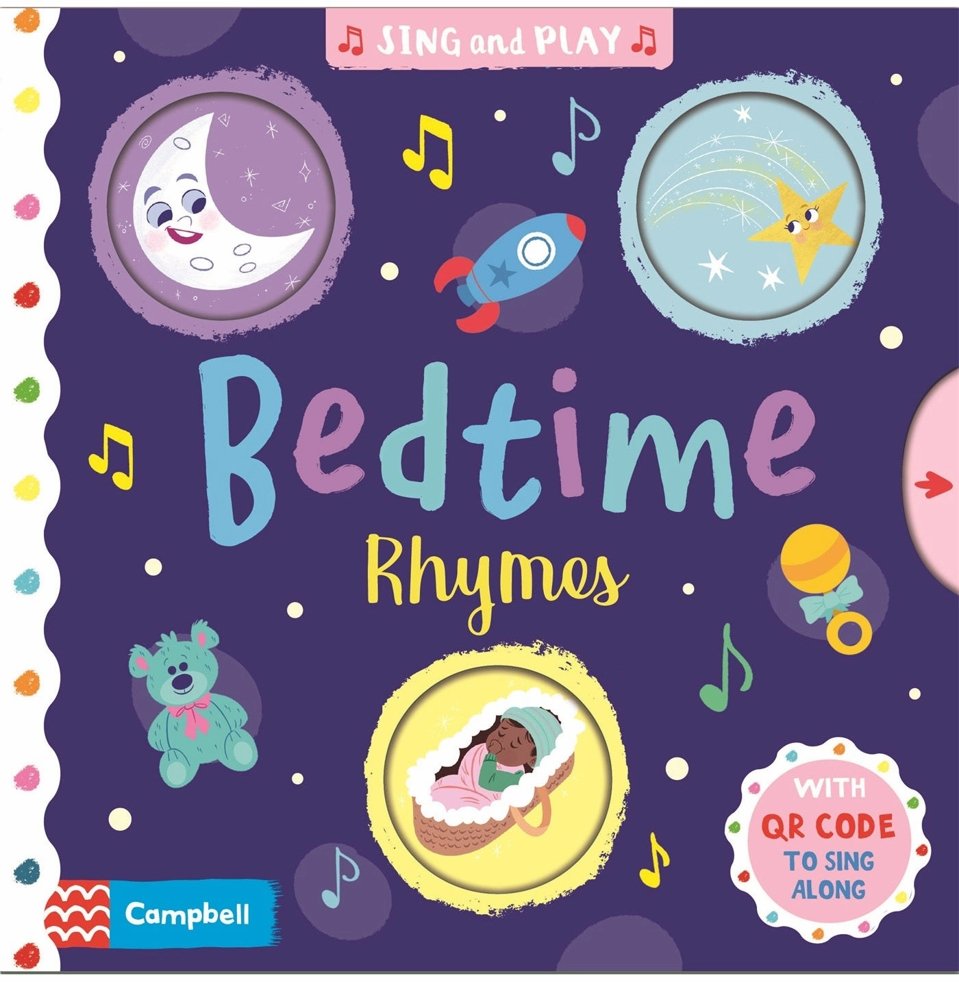 Play & learn Young explorers Bedtime Rhymes [Board Book] Campbell Books