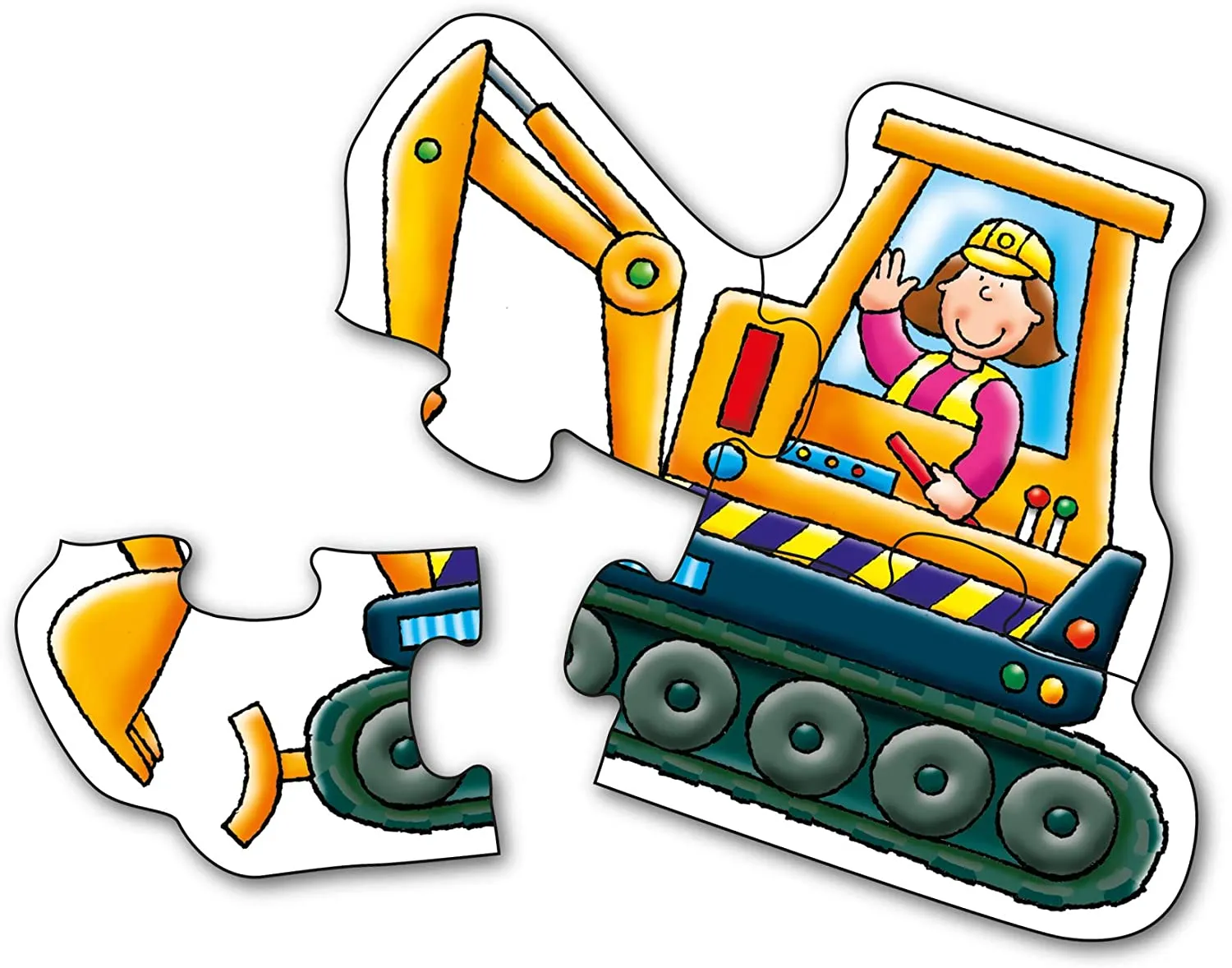Parent-approved learning Play & learn Big Wheels Puzzles