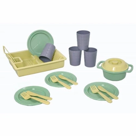 Bio Plastic Dinner Set For 4 Smart kids gear Home learning tools
