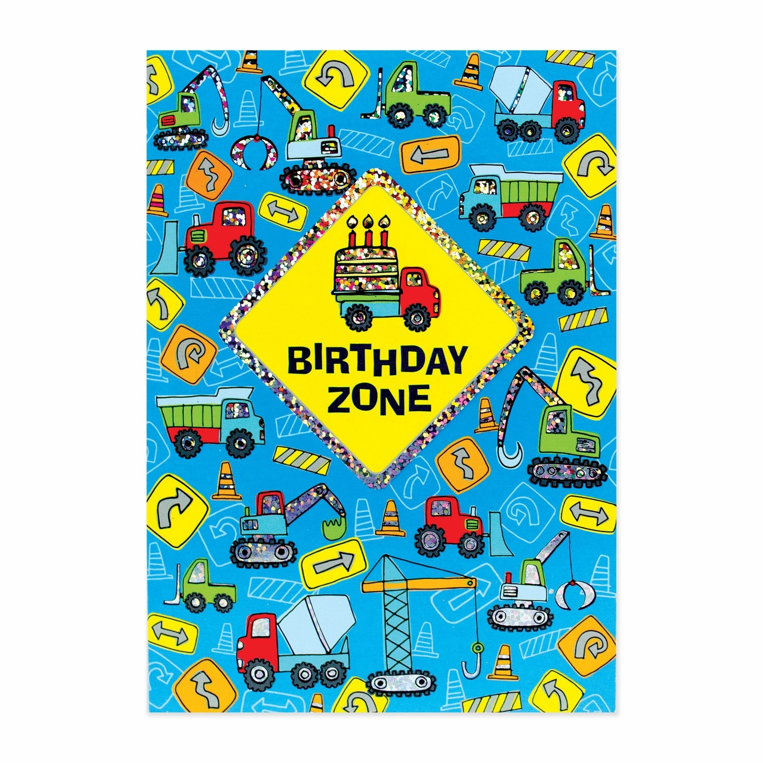 Birthday Zone Sign Birthday Card Early discovery
