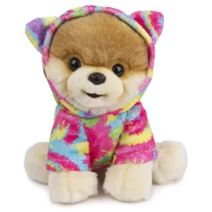 Young minds at work Boo With Tie-Dye Hoodie 9 Inch