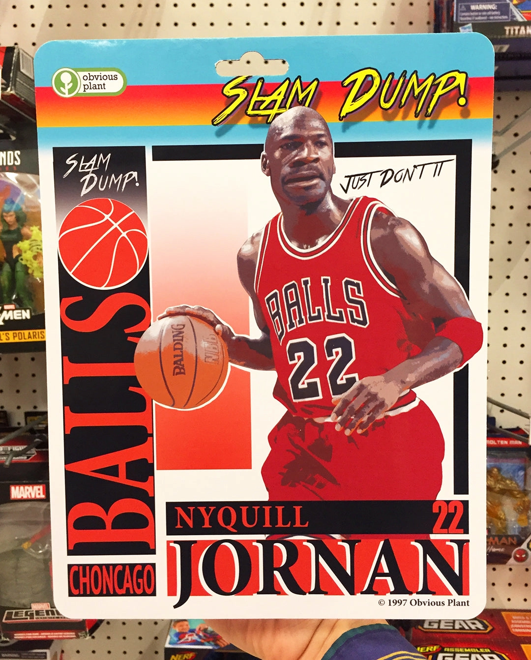 Fun for curious minds Happy hands Bootleg Michael Jordan Action Figure