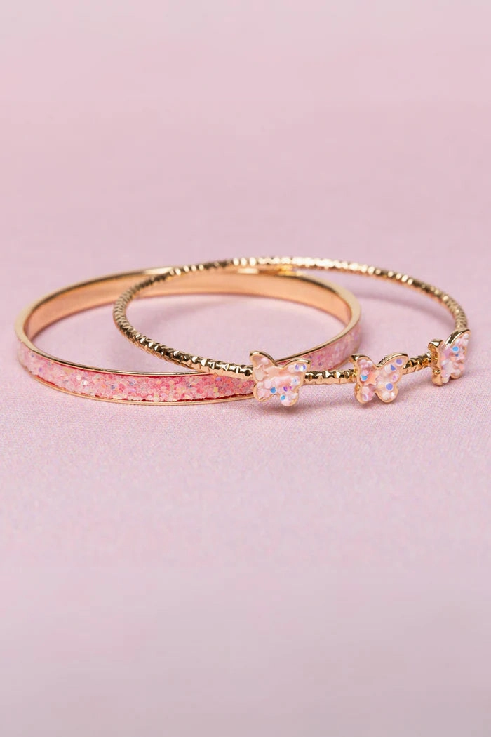 Boutique Chic Butterfly Bangles 2 Piece Set Nurturing minds