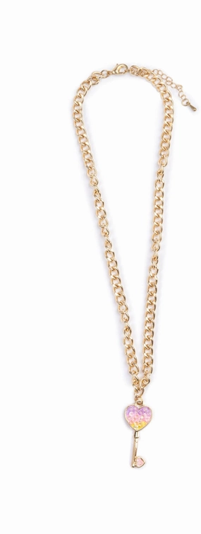 Boutique Chic Key To My Heart Necklace Sensory fun for little hands Growing minds