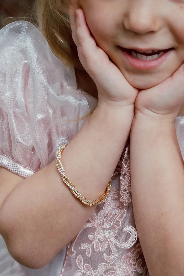 Boutique Diamante Twist Bracelet Preschool minds Brain boosters