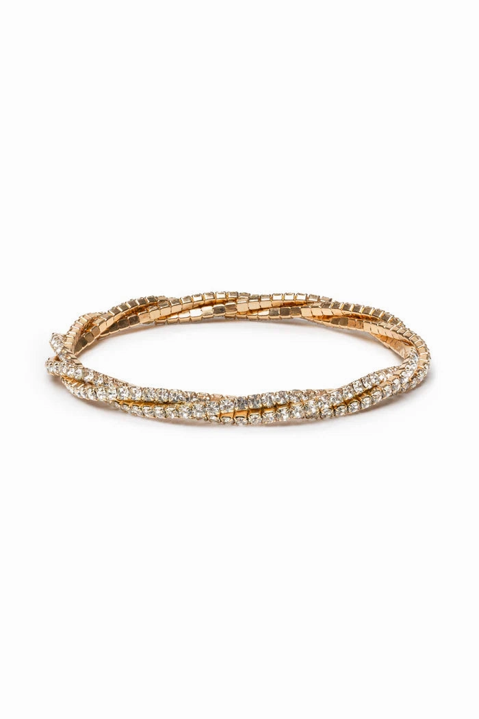 Boutique Diamante Twist Bracelet Little adventures