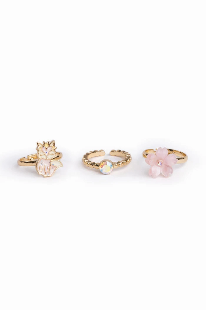 Boutique Foxy Floral Rings 3 Pieces Tiny thinkers