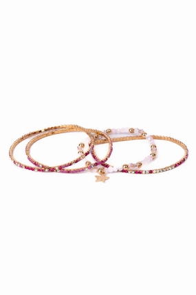 Little hands Nurturing minds Boutique Glam Girl Bracelet Set