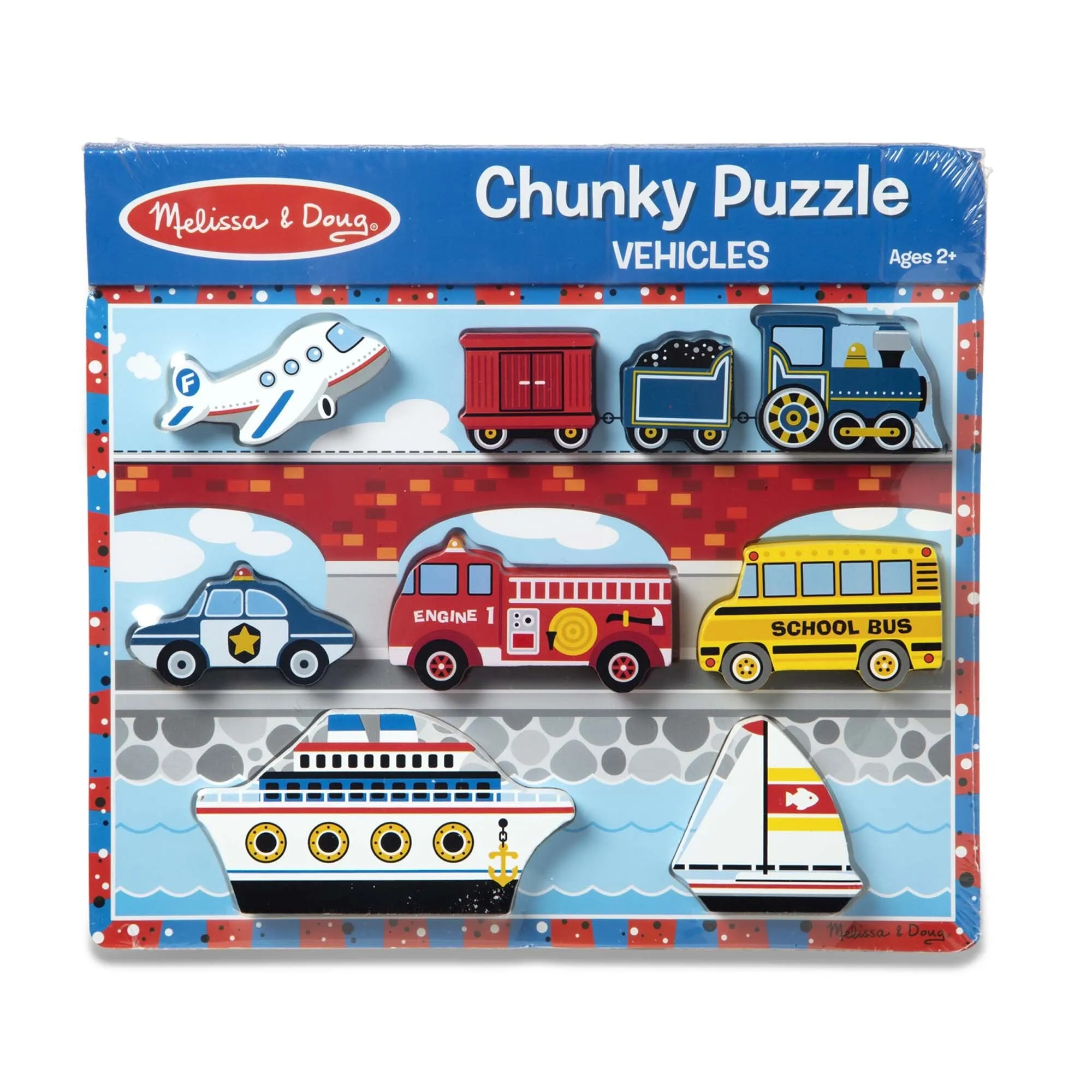 Chunky Puzzle - Vehicles Kids discovery tools
