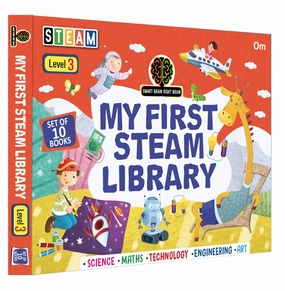 Encyclopedia: My First Steam Library Of Science Technology Engineering Art And Maths Level:3 (Set Of 10 Books) [Paperback] Shweta Sinha And Swayam Ganguly Smart & fun