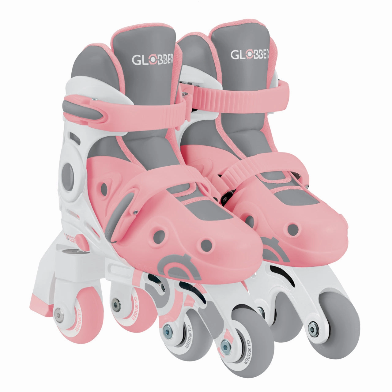 First explorers Little creators Globber Learning Inline Skates 2 In 1 - Pastel Pink