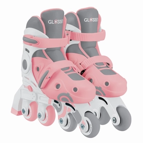 Globber Learning Inline Skates 2 In 1 - Pastel Pink Learning through play Creative time for curious minds