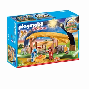 Illuminated Nativity Manger 9494 Learning through play Young minds at work