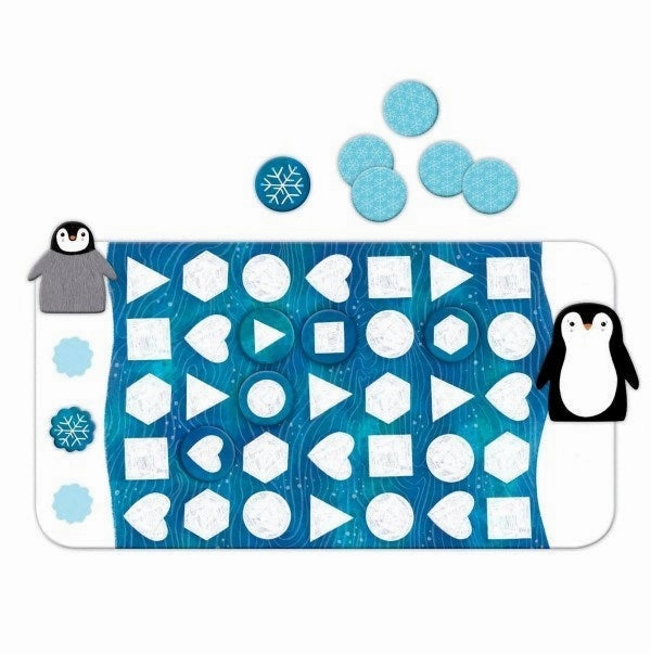 Mudpuppy Penguin'S Iceberg Adventure Cooperative Game Mini makers Growth tools