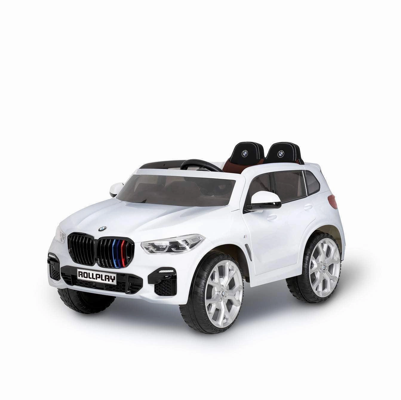 Fun for curious minds Rollplay Premium Bmw X5 12V Battery Ride-On Car - White