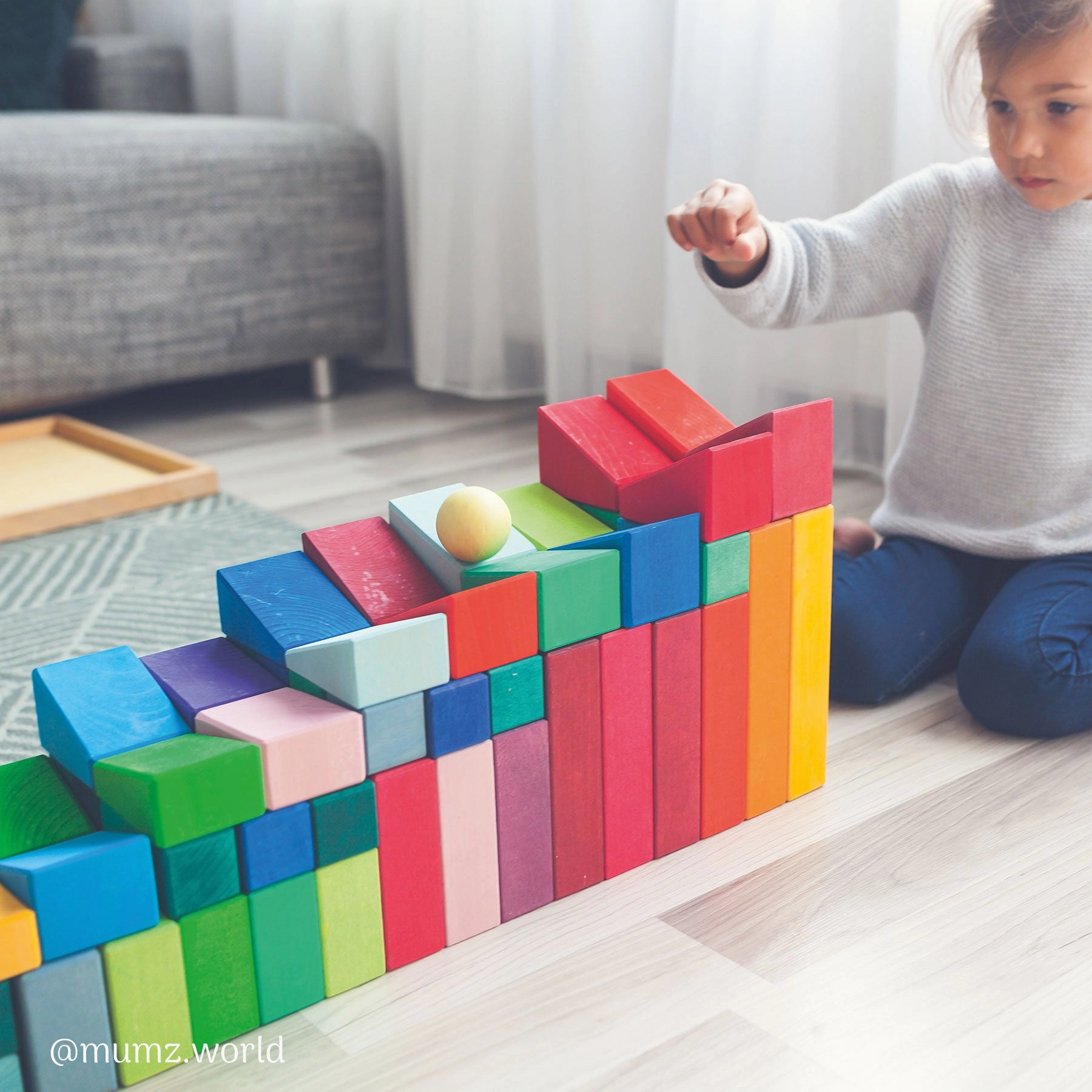 Wooden Sloping Blocks Kids essentials
