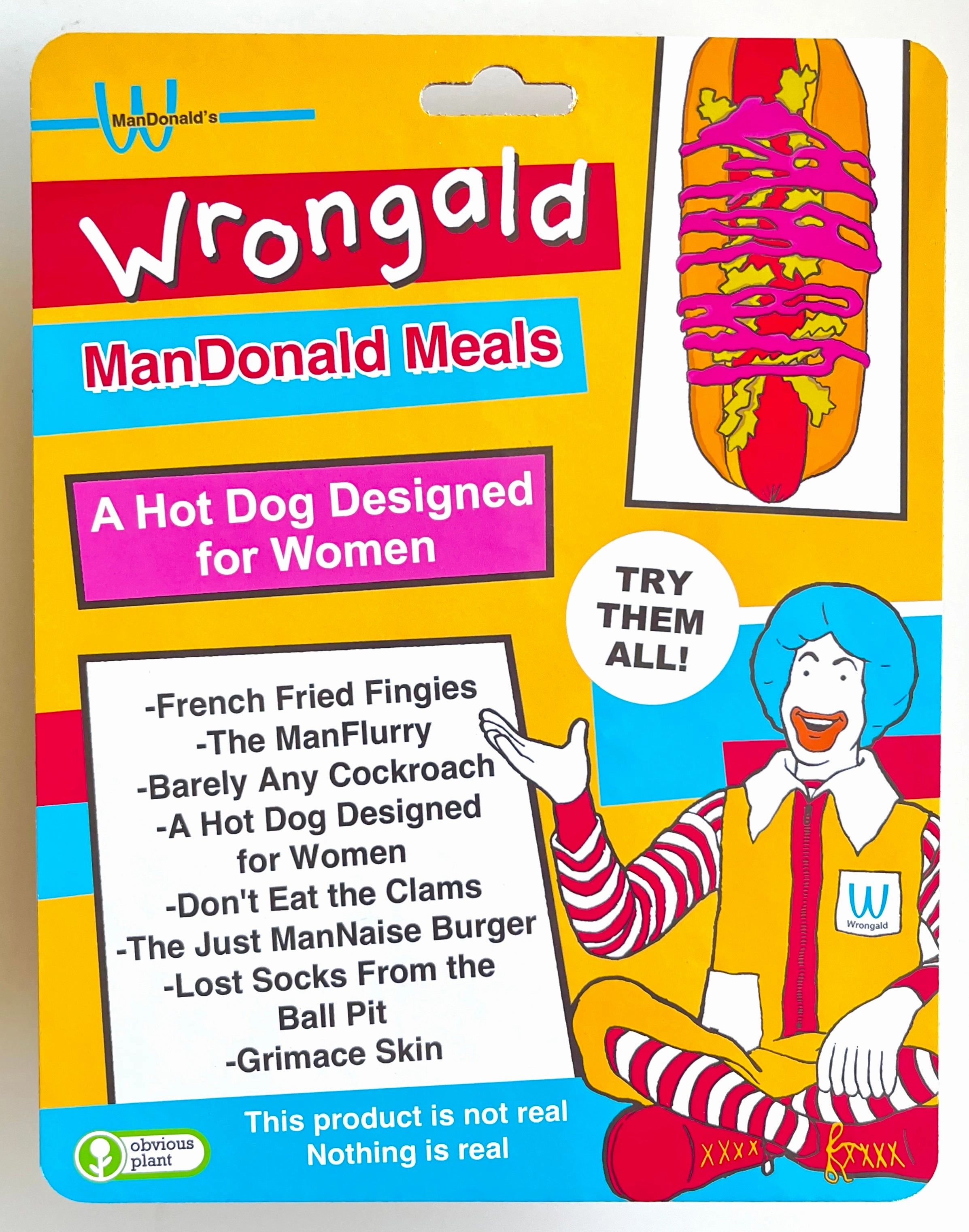 Wrongald Mandonald - Hot Dog Designed For Women Growing minds Fun that fuels growth