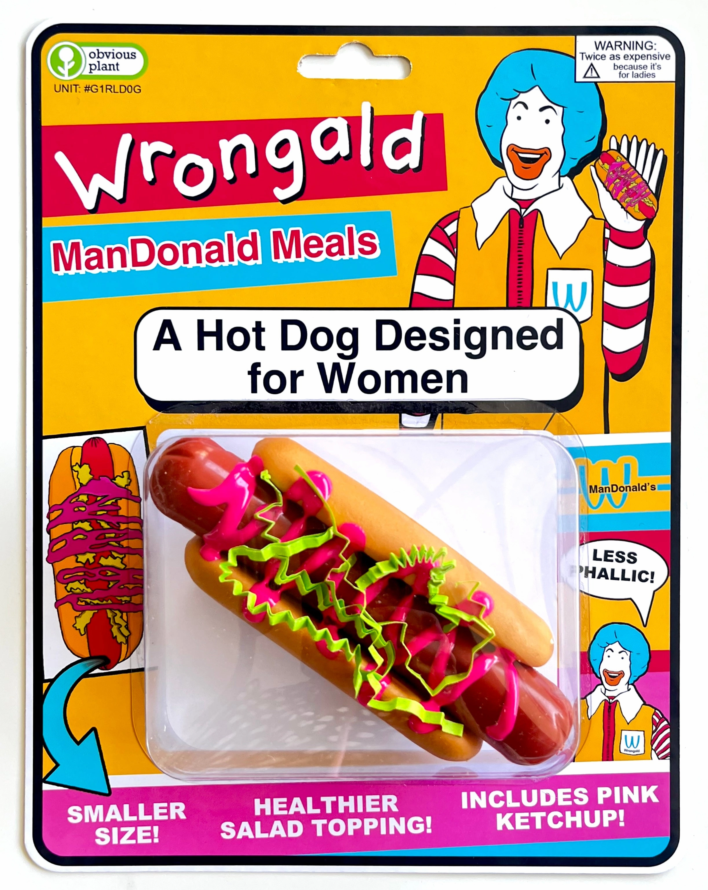 Wrongald Mandonald - Hot Dog Designed For Women Tiny thinkers