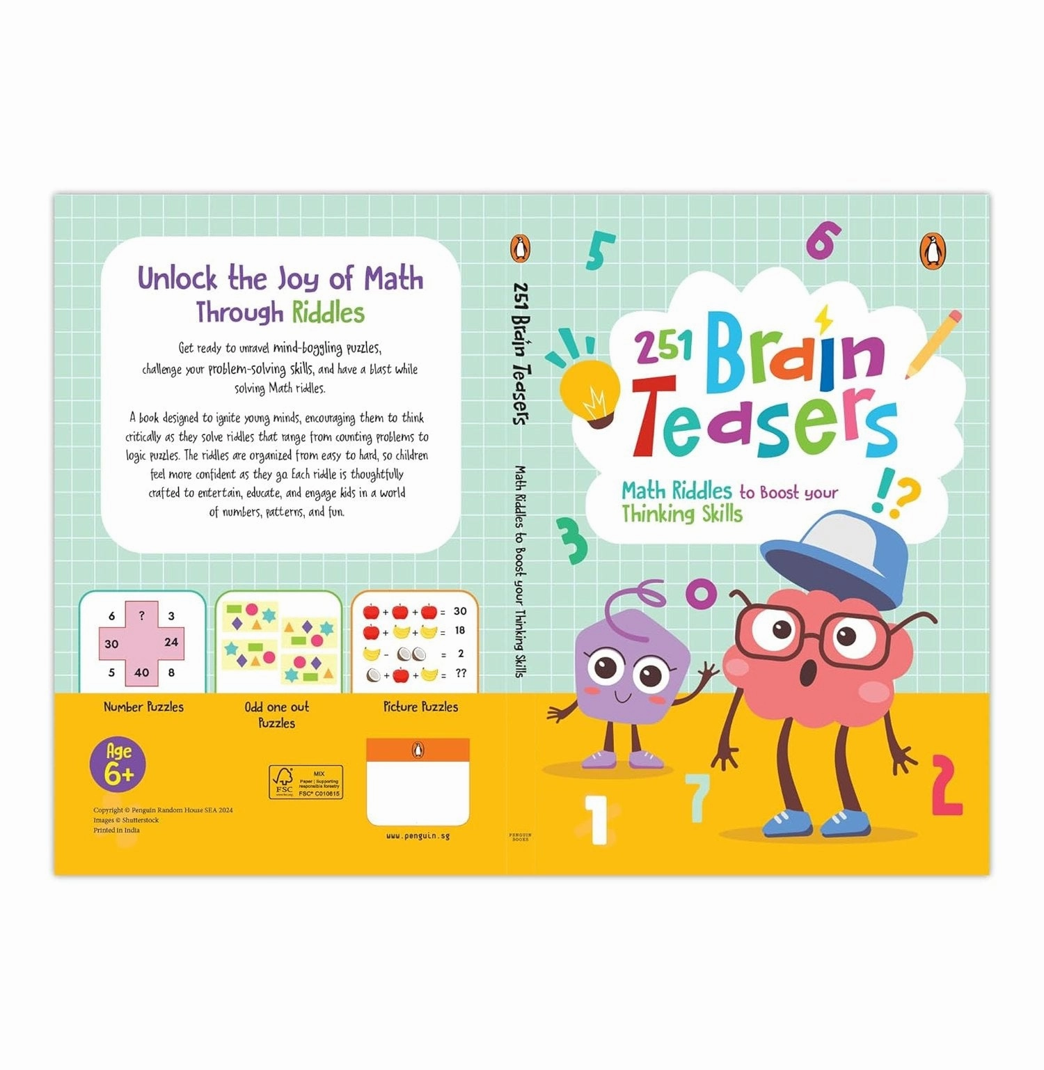 Brain Teasers: 251 Math Riddles To Boost Your Thinking Skills (4 Colour) Hands-on discovery