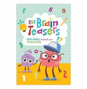 Brain Teasers: 251 Math Riddles To Boost Your Thinking Skills (4 Colour) Kids essentials