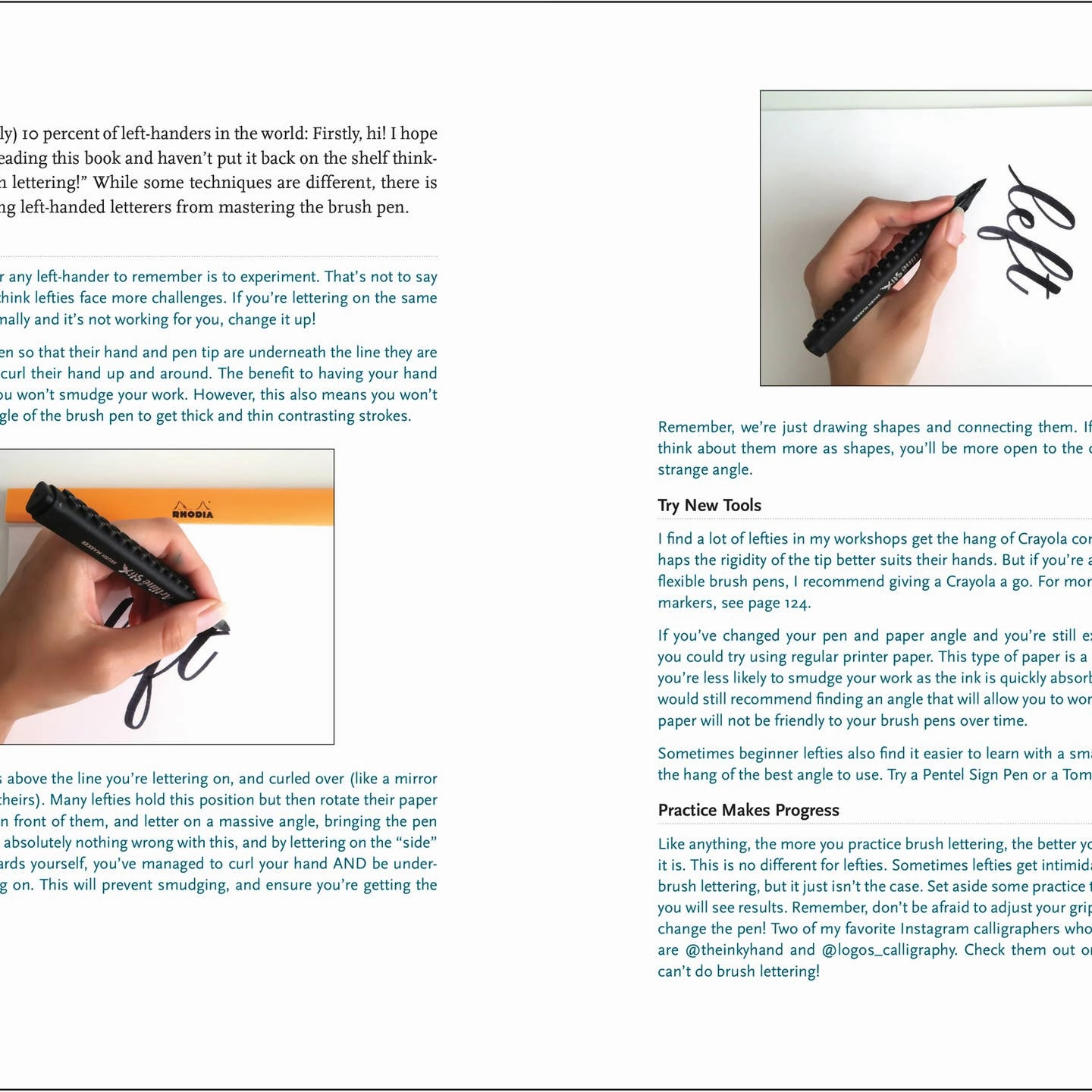 Little creators Holistic Brush Lettering From A To Z