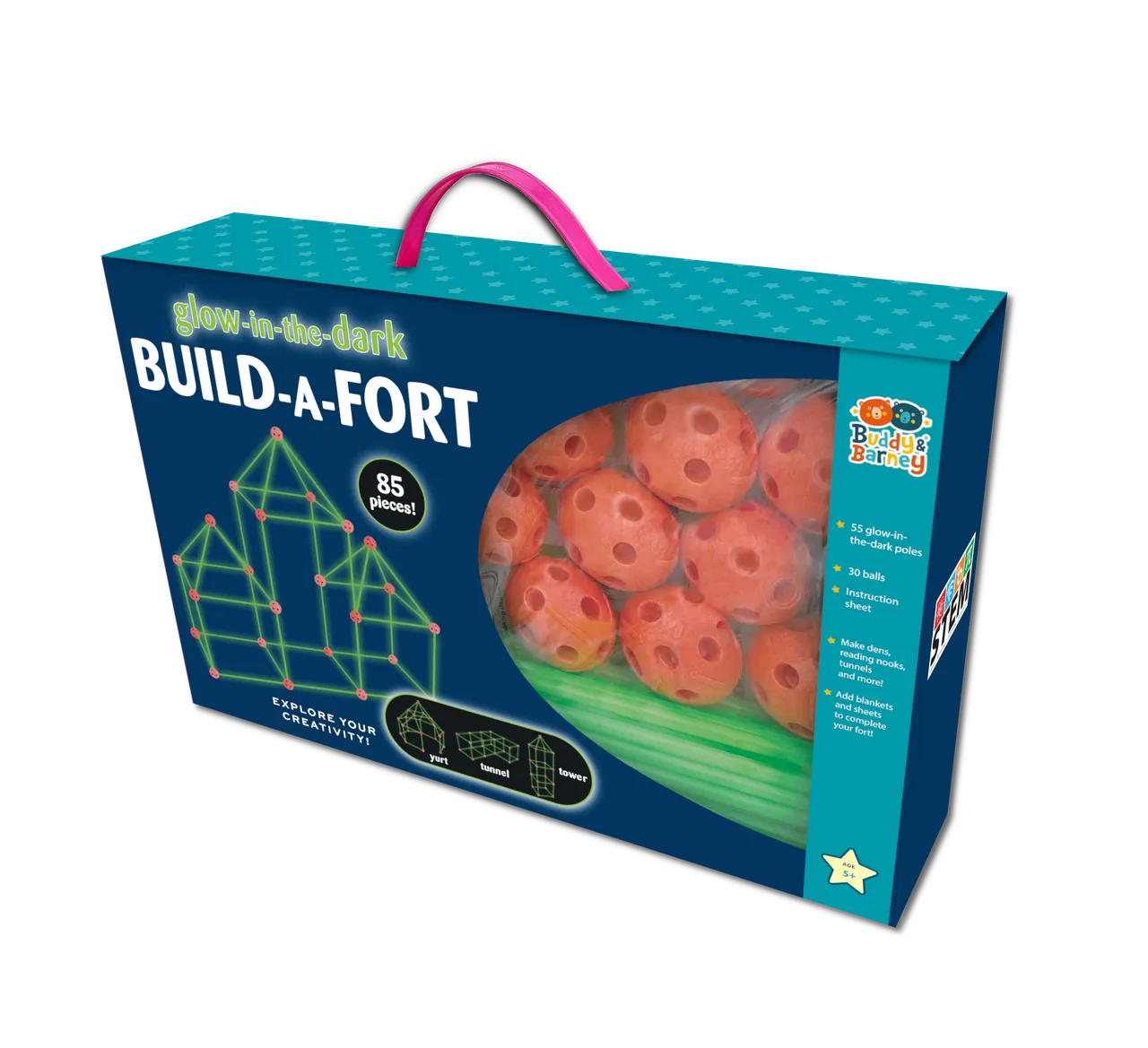 Build-A-Fort Glow In The Dark Child development Young explorers