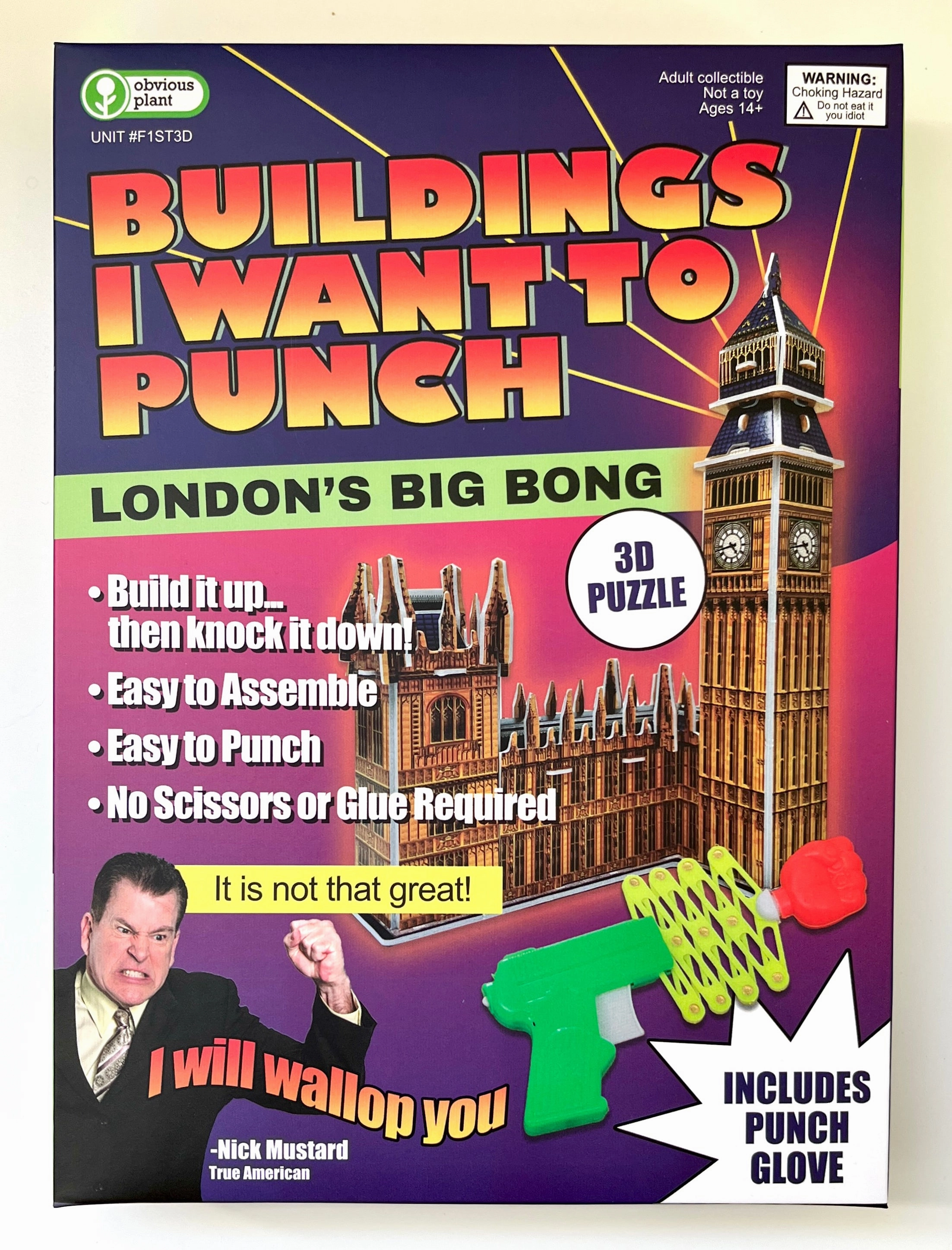 Play & learn Buildings I Want To Punch (3D Puzzle)