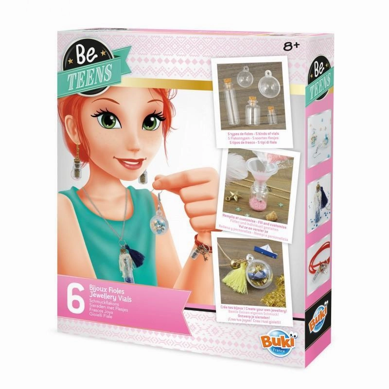 Buki France Be Teens - Jewel Bottles Jewellery Vials Joyful learning