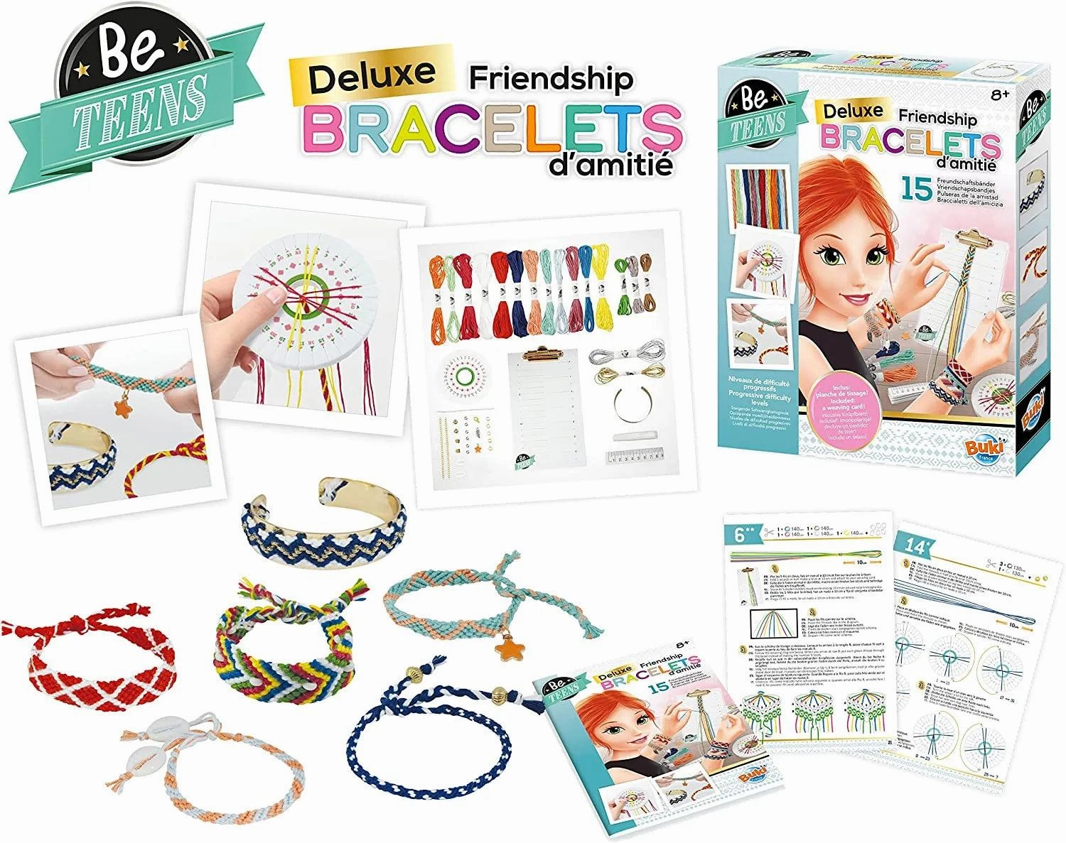 Play-based education Early learning Buki France Deluxe Friendship Bracelets