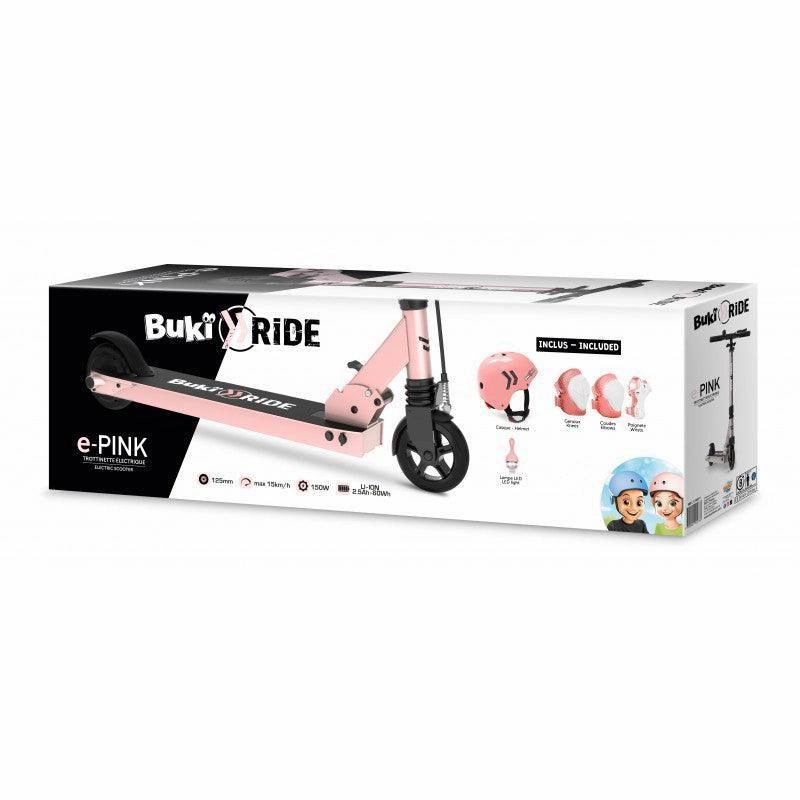 Buki France Electric Battery Powered Scooter 125Mm - Pink Gold Learning tools