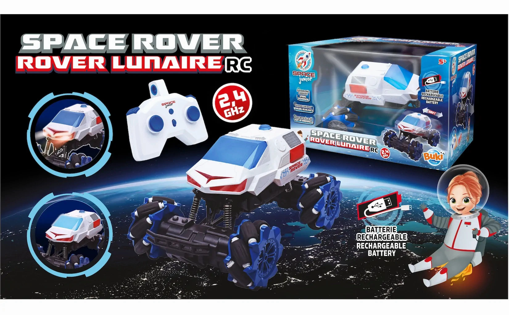 Buki France Rc Space Rover Tiny thinkers