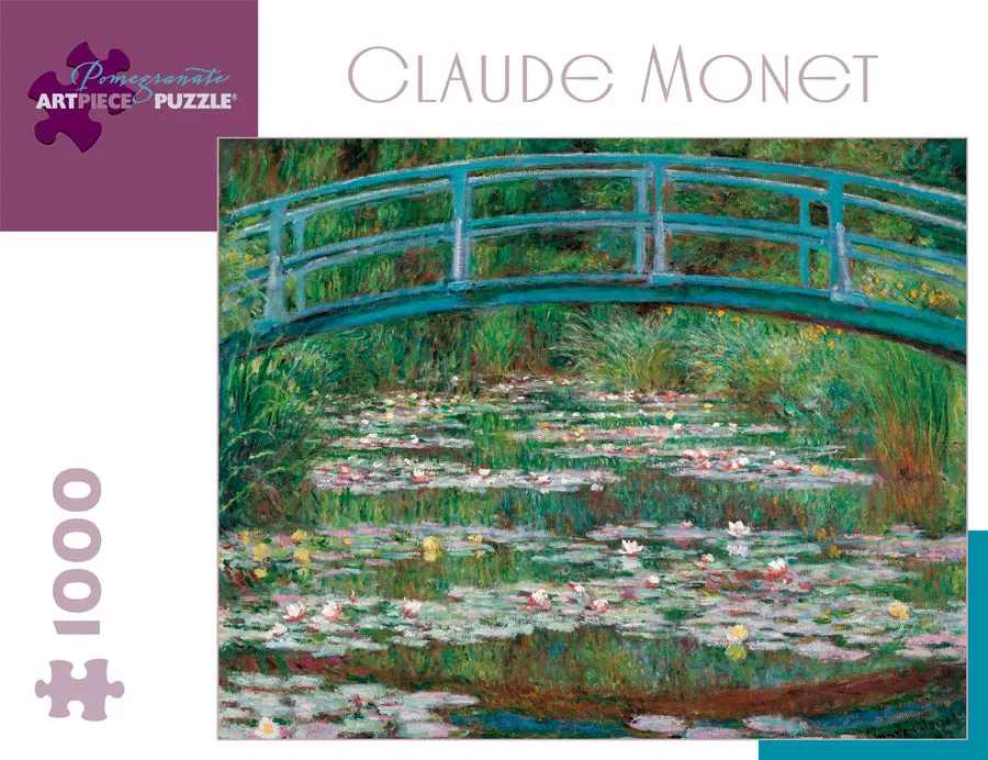Exploration gear Skill-building tools Pomegranate Claude Monet "Japanese Footbridge"1000 Piece Puzzle