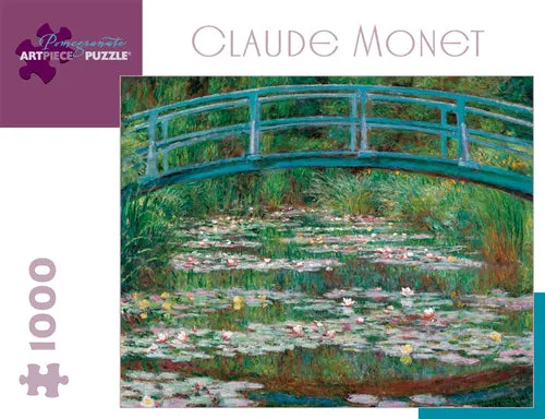 Pomegranate Claude Monet "Japanese Footbridge"1000 Piece Puzzle Kids essentials Playroom adventures begin here