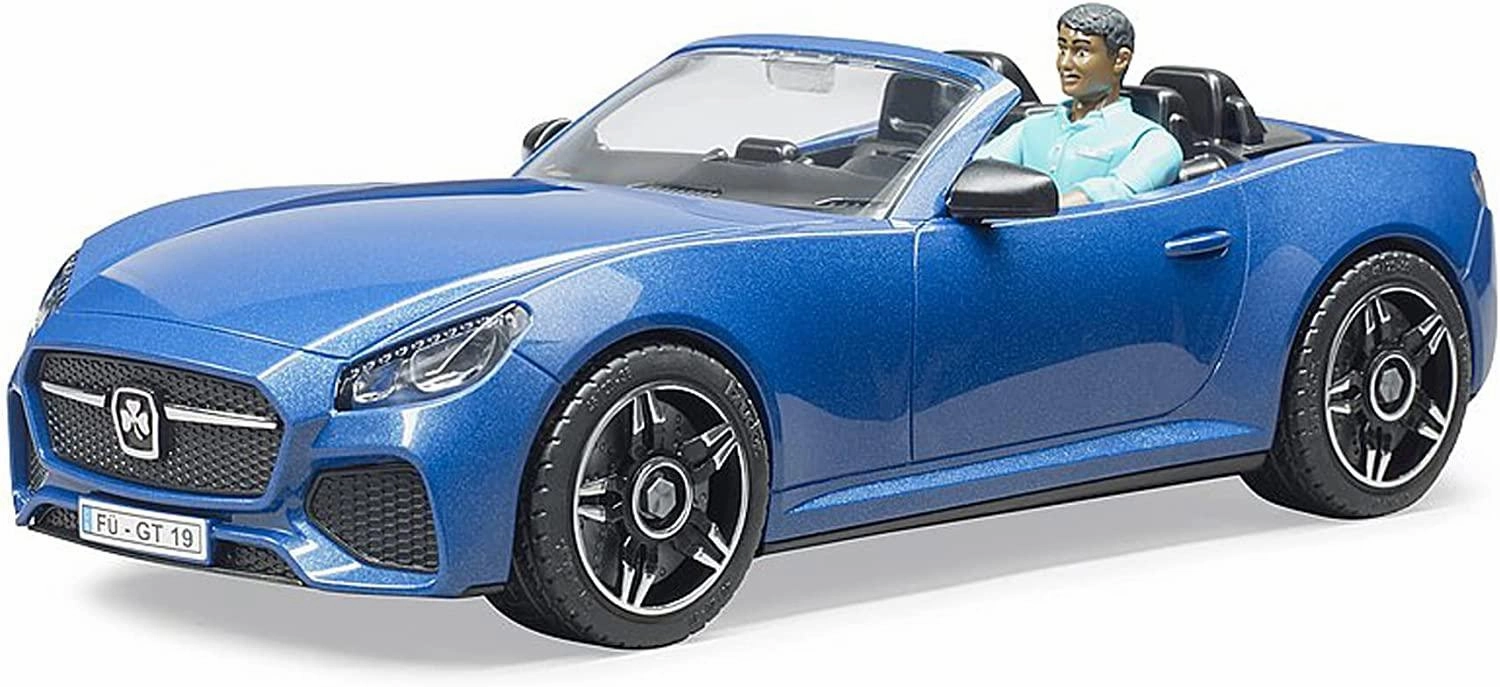 Bruder Roadster Sports Car With Driver Mini makers Learning fun