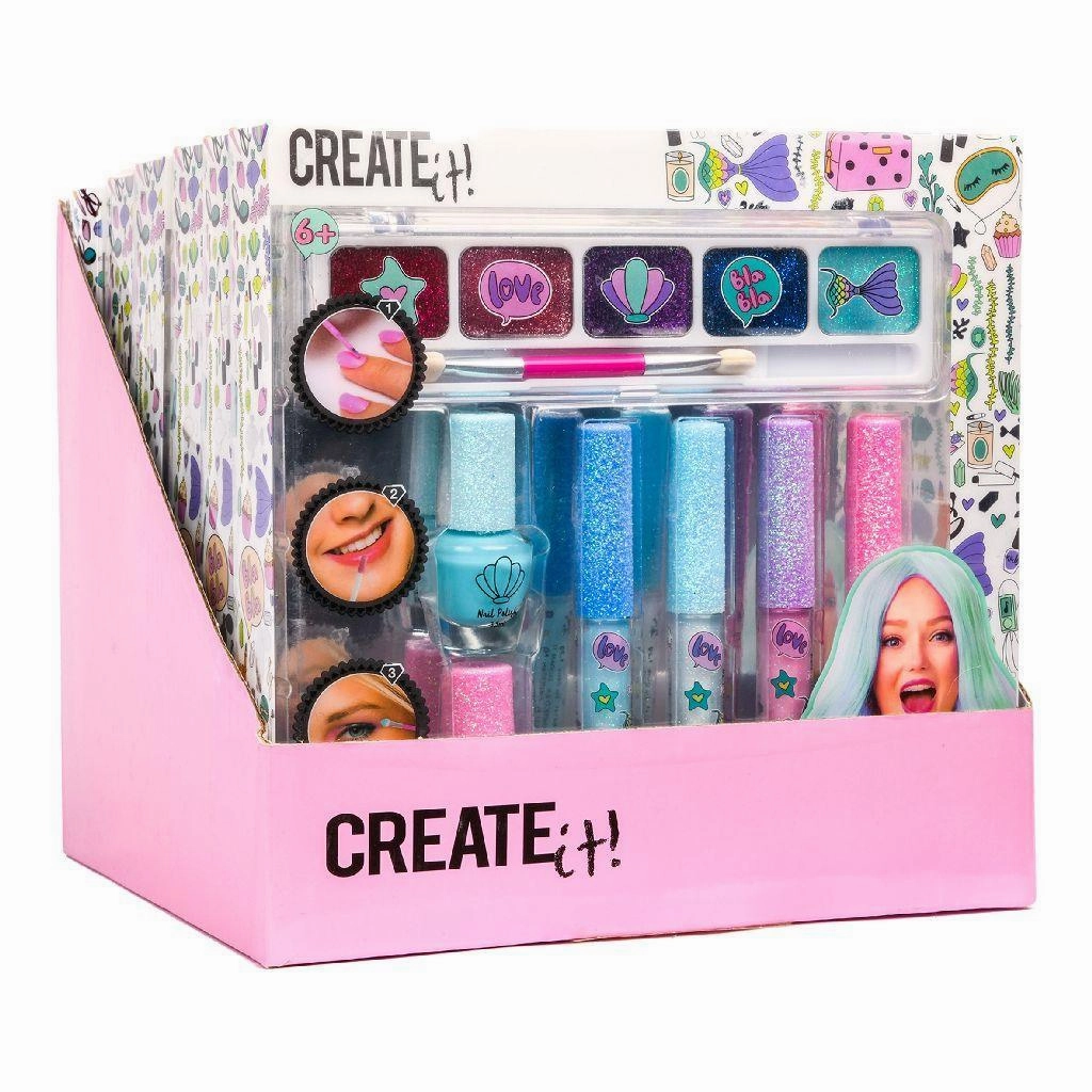 Create It! Makeup Kit Glitter 7Pcs Mindful play