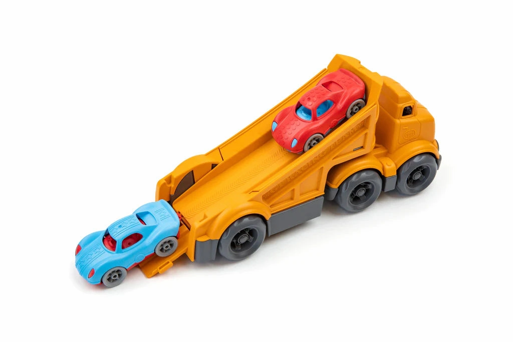 Racing Truck With 2 Racers Curious minds