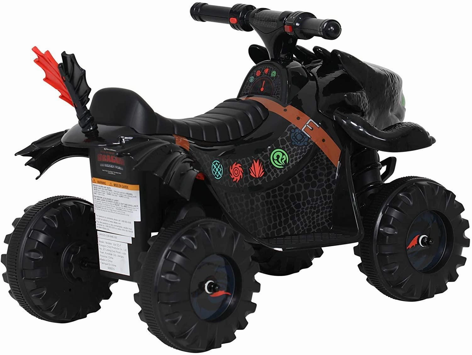 Young learners Rollplay How To Train Your Dragon Mini Quad Battery Ride-On