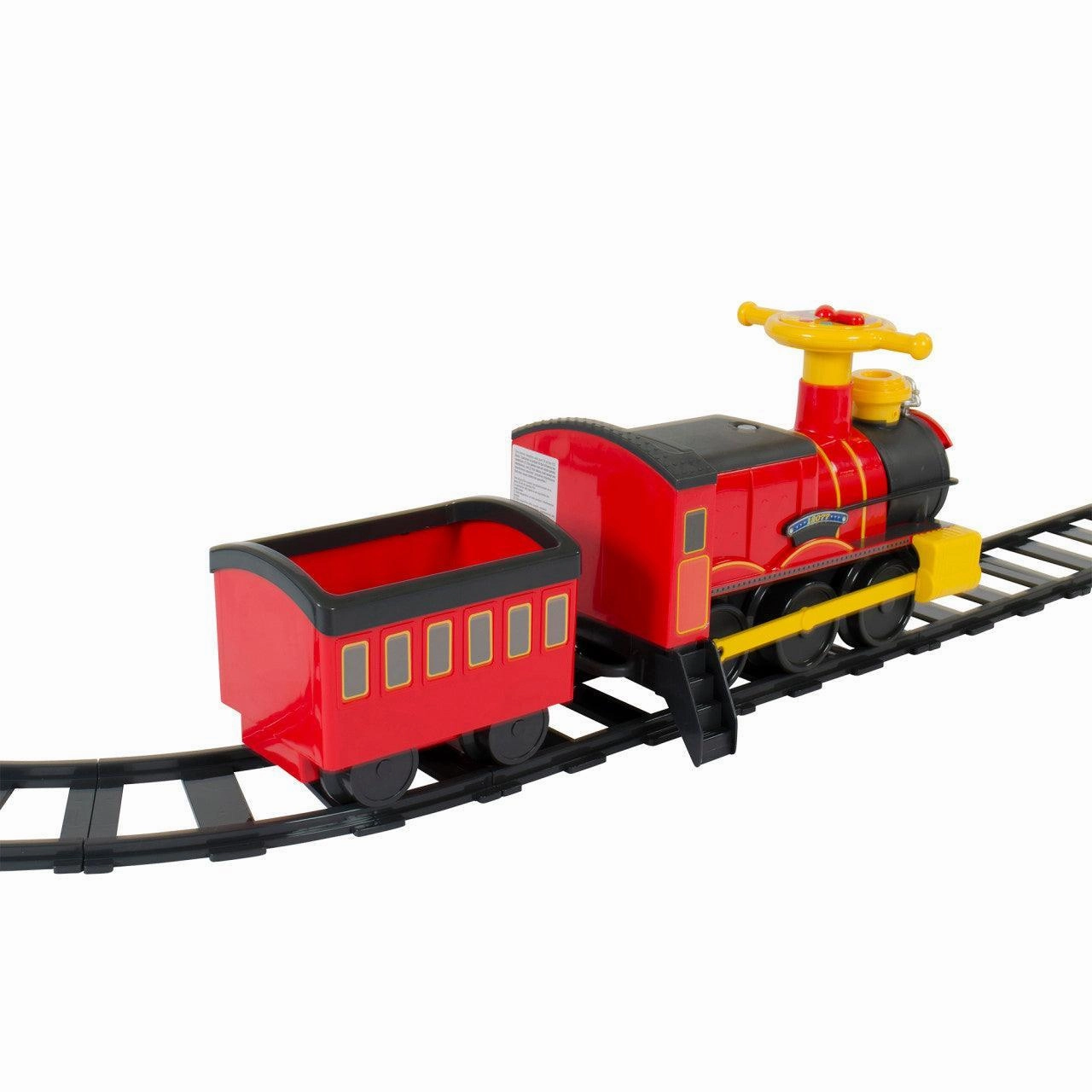 Parent-approved learning Young explorers Rollplay Steam Train Battery Powered Ride-On