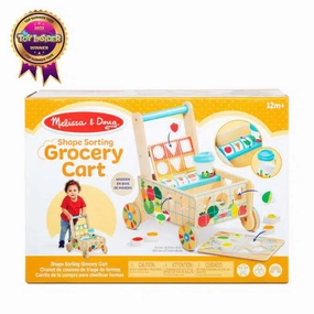 Growing minds Wooden Shape Sorting Grocery Cart