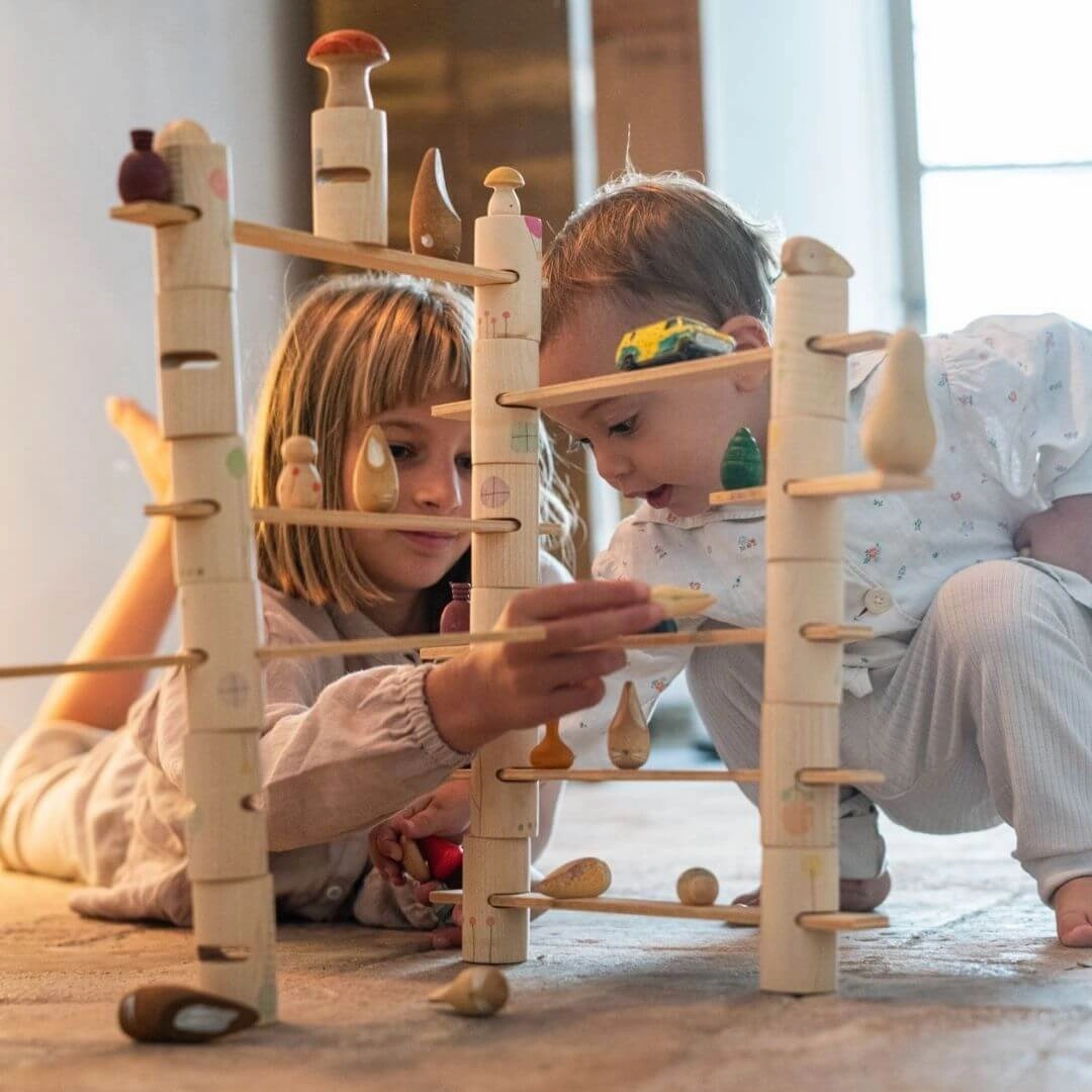 Enrichment activities Joyful learning Woodland Stacking Tower Set